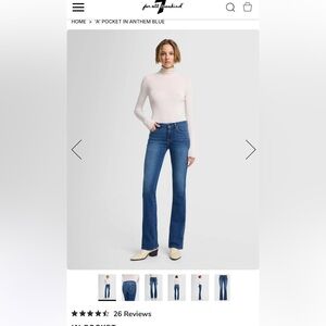 7 for All Man Kind A pocket jeans